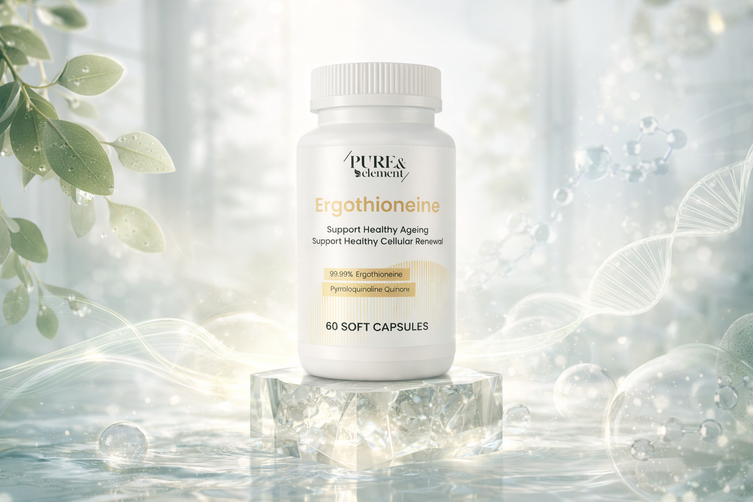 Pure Element 麦角硫因自然元素主视觉图